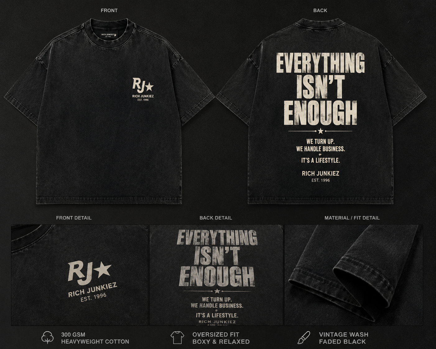 RICH JUNKIEZ “EVERYTHING ISNT ENOUGH”